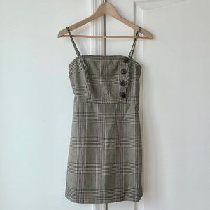NWT Urban Outfitters Plaid Checked Mini Dress